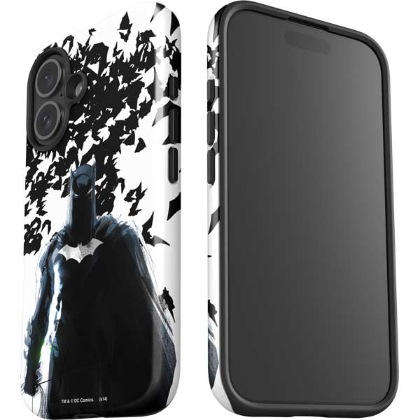 DC Comics Batman Holding batarang Art iPhone 17 Impact Case