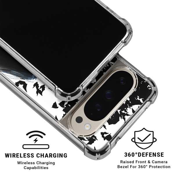 DC Comics Batman Holding batarang Art Pixel 9 Pro XL Clear Case