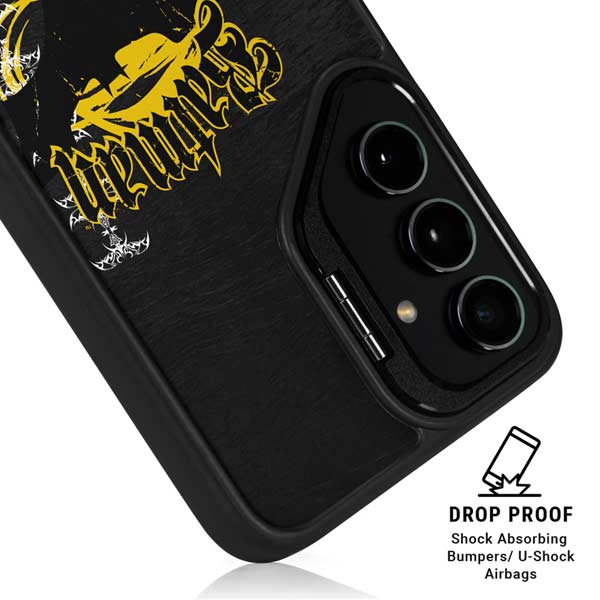 DC Comics Batman Dark Knight Logo Yellow & Black Galaxy S26 Ultra Kickstand Case