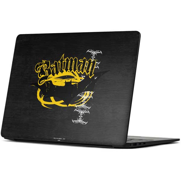 DC Comics Batman Dark Knight Logo Yellow & Black Surface Laptop 7 15in Skin
