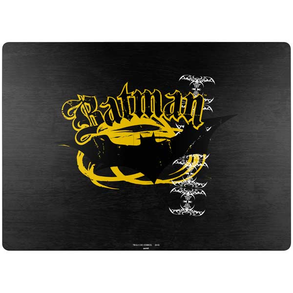 DC Comics Batman Dark Knight Logo Yellow & Black Surface Laptop 7 15in Skin