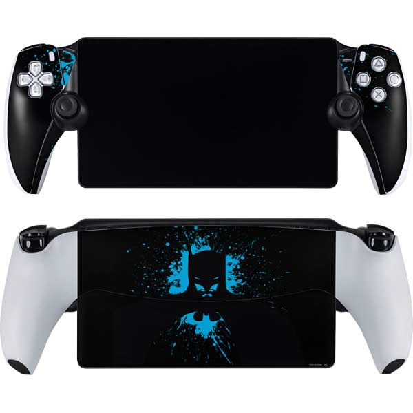 DC Comics Batman Blue Splash character shape PlayStation PS5 Skins