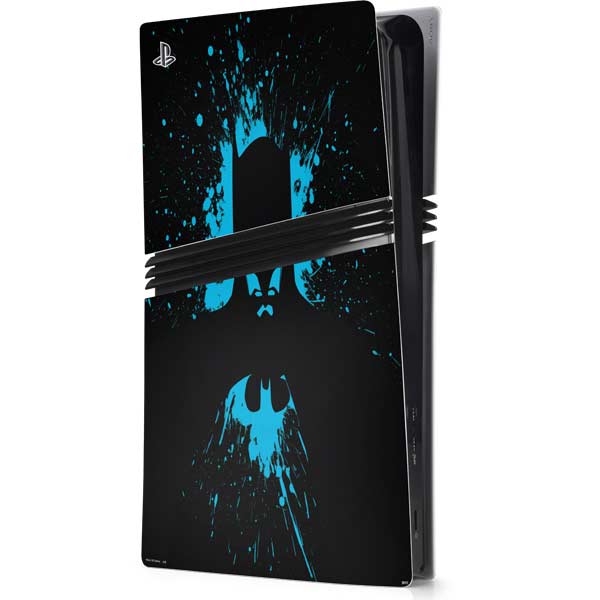 DC Comics Batman Blue Splash character shape PlayStation PS5 Skins