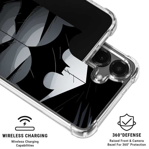 DC Comics Batman Chest Comic art Galaxy S26 Clear Case