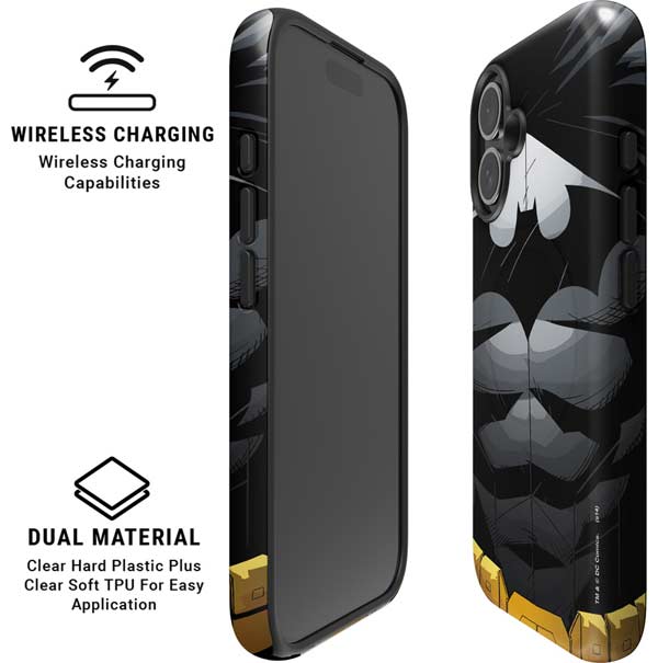 DC Comics Batman Chest Comic art iPhone 17 Magsafe Impact Case