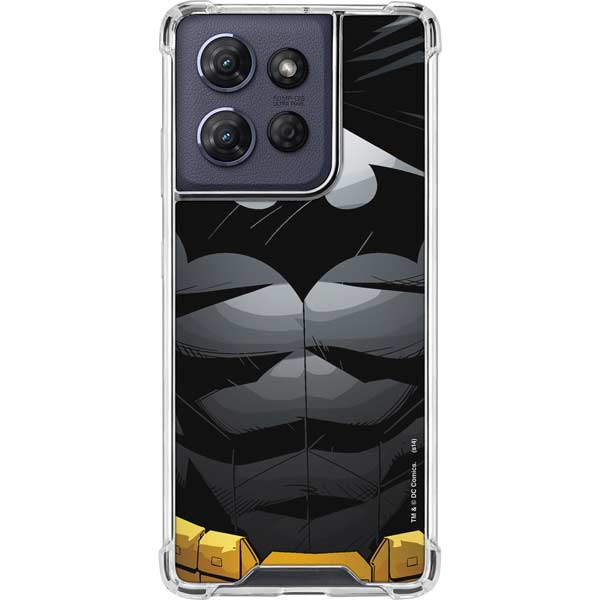 DC Comics Batman Chest Comic art Moto G 5G (2025) Clear Case