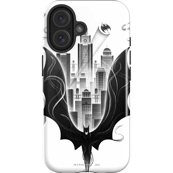 DC Comics Batman City Scape Cover Art iPhone 16 Magsafe Impact Case