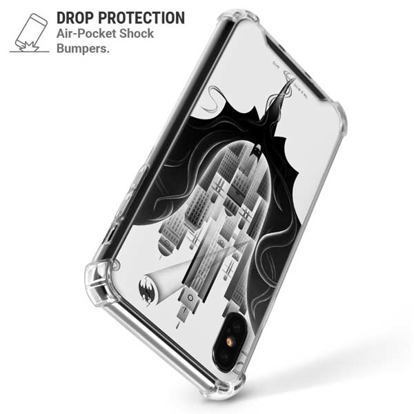 DC Comics Batman City Scape Cover Art iPhone X/XS Clear Case