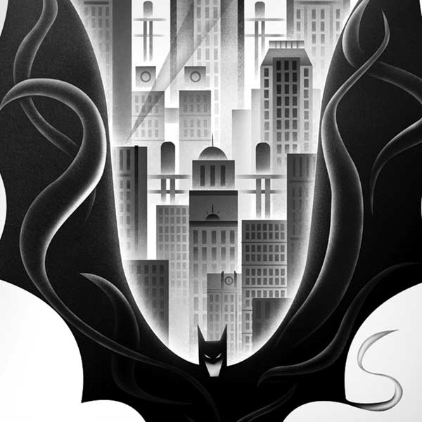 DC Comics Batman City Scape Cover Art iPhone XS Pro Case