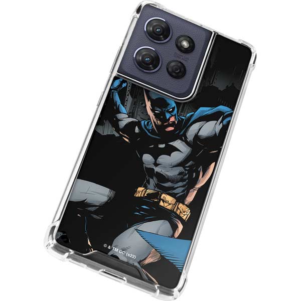 DC Comics Batman Throwing Batarang Jim Lee Art Moto G 5G (2025) Clear Case