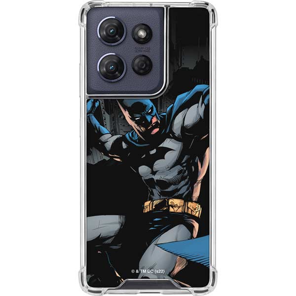 DC Comics Batman Throwing Batarang Jim Lee Art Moto G Power 5G (2025) Clear Case
