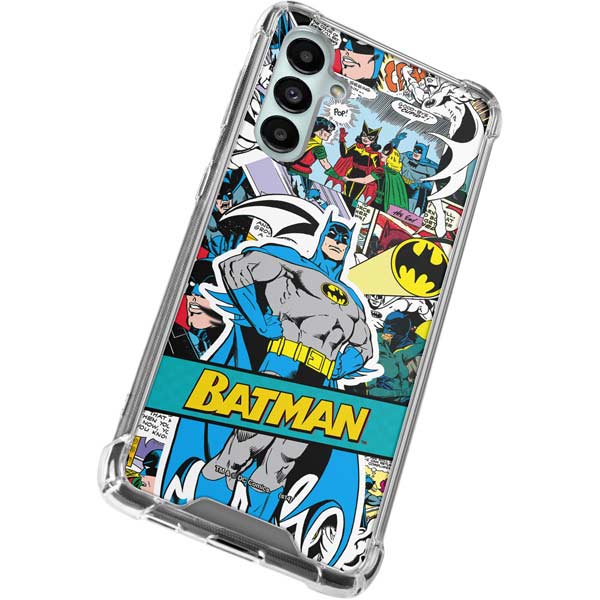 DC Comics Batman Vintage Pose Collage Art Galaxy A16 5G Clear Case