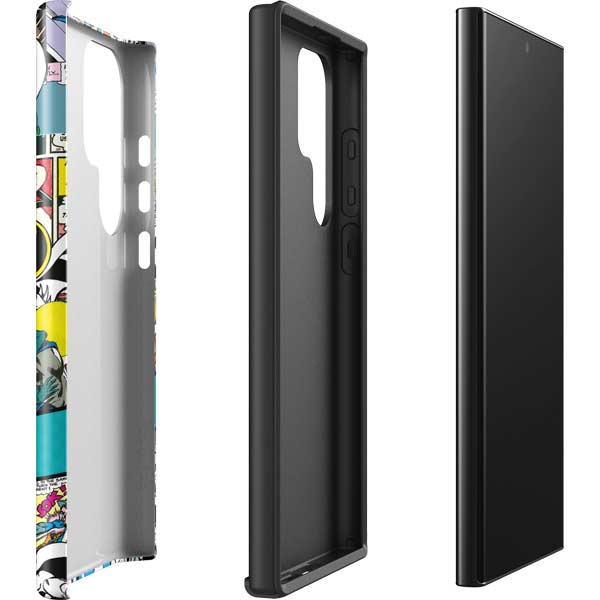 DC Comics Batman Vintage Pose Collage Art Galaxy S25 Ultra Impact Case