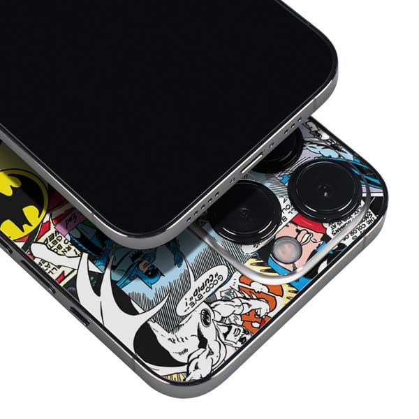DC Comics Batman Vintage Pose Collage Art iPhone 15 Pro Max Skin
