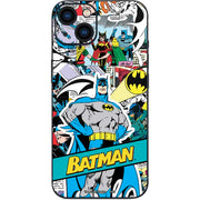 DC Comics Batman Vintage Pose Collage Art iPhone 15 Skin