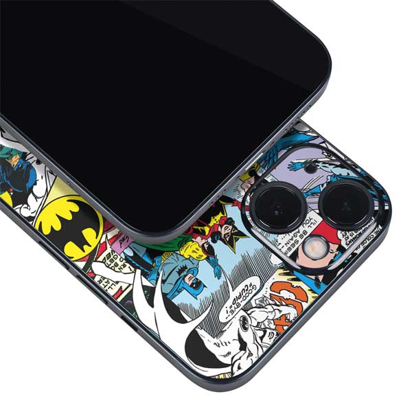 DC Comics Batman Vintage Pose Collage Art iPhone 15 Skin