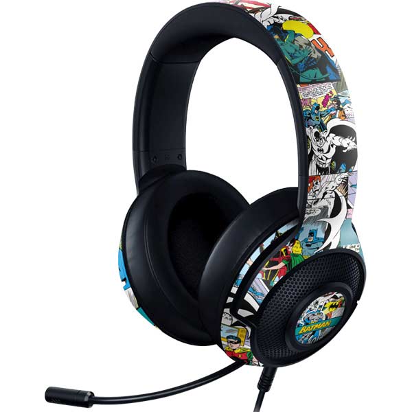 DC Comics Batman Vintage Pose Collage Art Razer Kraken X Skin