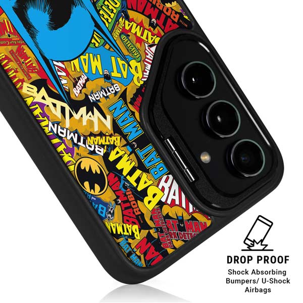 DC Comics Batman Mask Vintage Pattern Galaxy S26 Ultra Kickstand Case