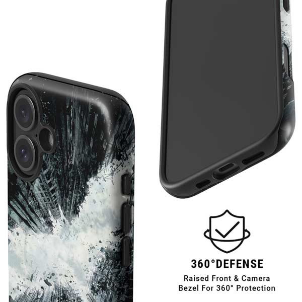 DC Comics Batman Dark Knight Rises Poster iPhone 16 Plus Magsafe Impact Case