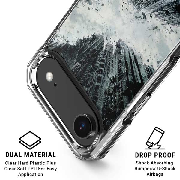 DC Comics Batman Dark Knight Rises Poster iPhone 17 Air Clear Case