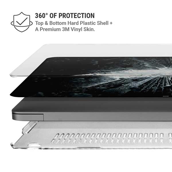 DC Comics Batman Dark Knight Rises Poster MacBook Pro 14in (2021-24) Case plus Skin