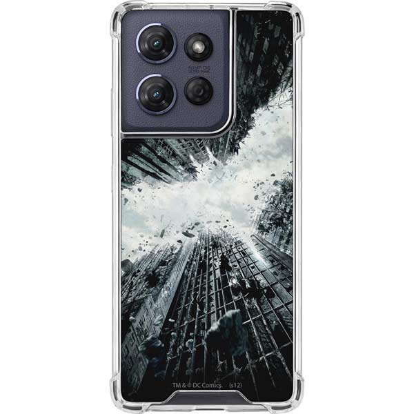 DC Comics Batman Dark Knight Rises Poster Moto G Play 5G (2025) Clear Case