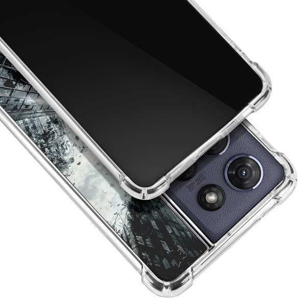 DC Comics Batman Dark Knight Rises Poster Moto G Power 5G (2025) Clear Case