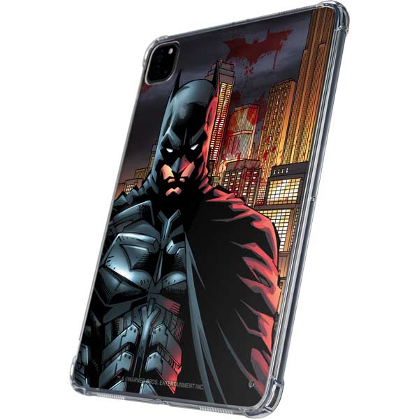 DC Comics Batman The Dark Knight Comic Art in Gotham City iPad Pro 11in (2024) Clear Case