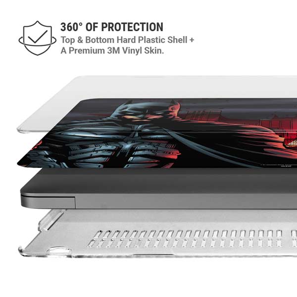 DC Comics Batman The Dark Knight Comic Art in Gotham City MacBook Pro 14in (2021-24) Case plus Skin