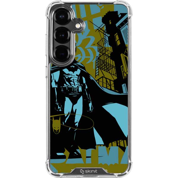 DC Comics Batman Poster Abstract Galaxy S26 Plus Clear Case