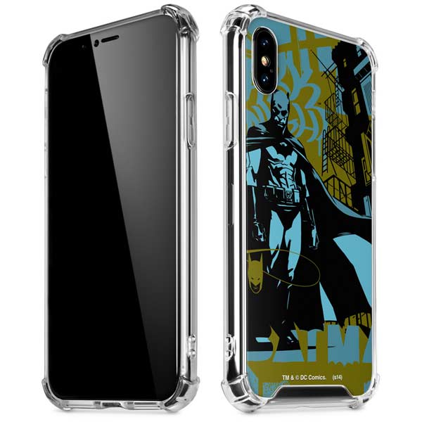 DC Comics Batman Poster Abstract iPhone X/XS Clear Case