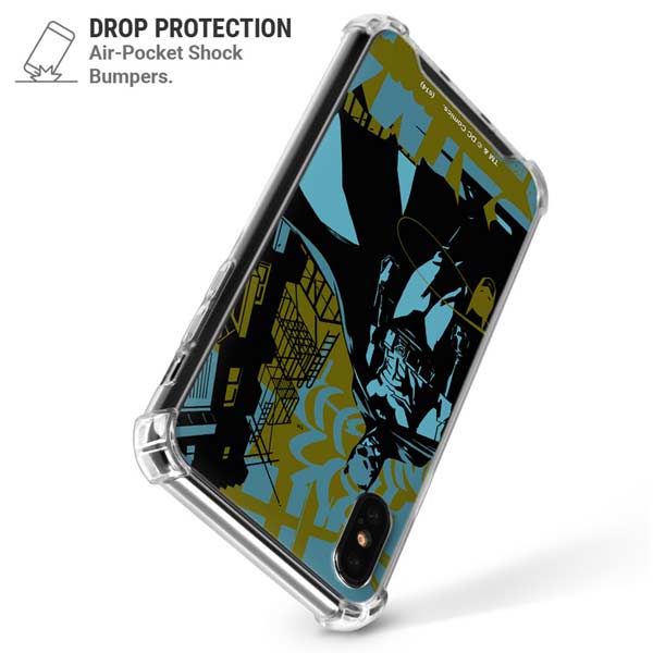 DC Comics Batman Poster Abstract iPhone X/XS Clear Case