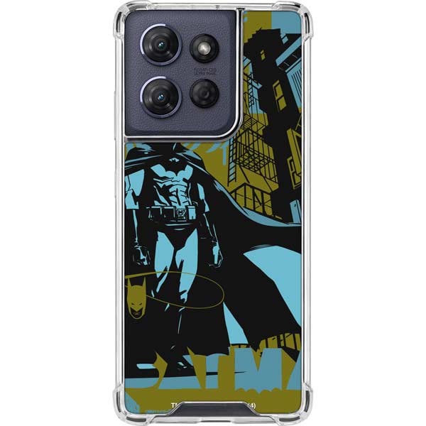 DC Comics Batman Poster Abstract Moto G Stylus 5G (2025) Clear Case