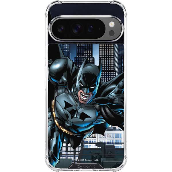 DC Comics Batman Dark Knight Comic Art Action Pose Google Pixel 10 Pro XL Clear Case