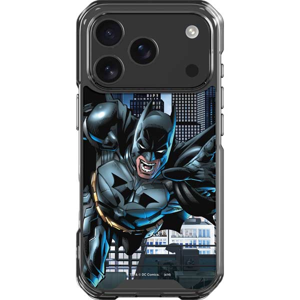 DC Comics Batman Dark Knight Comic Art Action Pose iPhone 17 Pro Clear Case