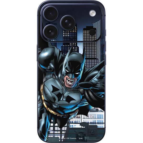 DC Comics Batman Dark Knight Comic Art Action Pose iPhone 17 Pro Max Skin