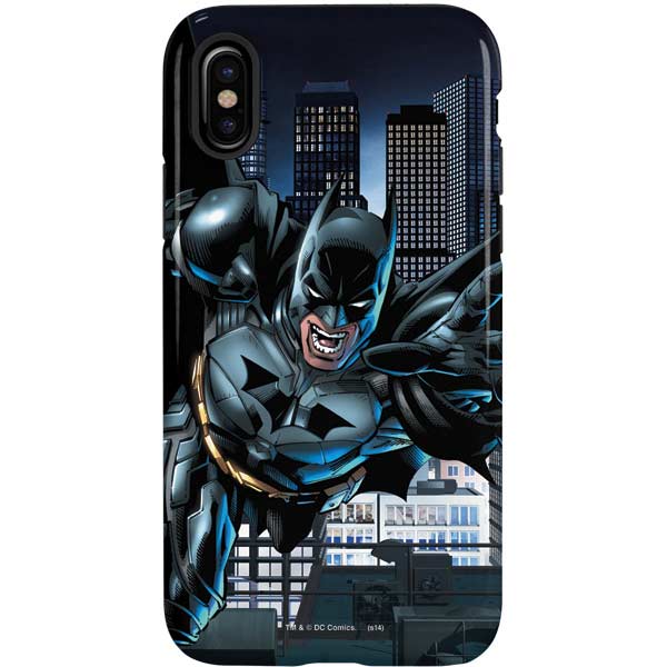 DC Comics Batman Dark Knight Comic Art Action Pose iPhone XS Pro Case