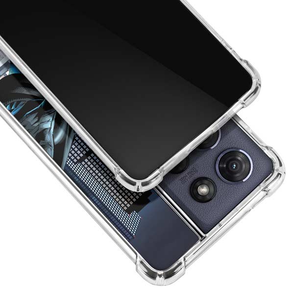 DC Comics Batman Dark Knight Comic Art Action Pose Moto G Play 5G (2025) Clear Case