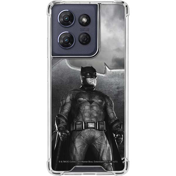 The Justice League (2017) Batman Poster Moto G 5G (2025) Clear Case