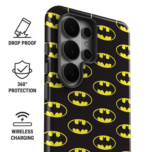 Batman Logo All Over Print Galaxy S26 Ultra Impact Case | DC Comics ...