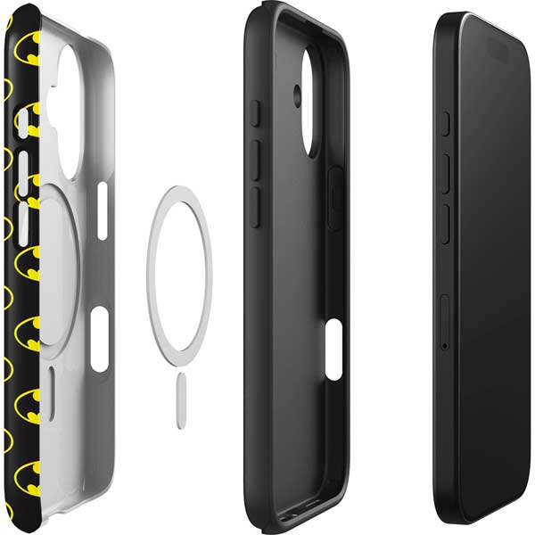 DC Comics Batman Logo All Over Print iPhone 17 Magsafe Impact Case