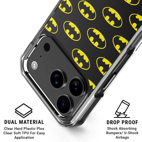 DC Comics Batman Logo All Over Print iPhone 17 Pro MagSafe Case