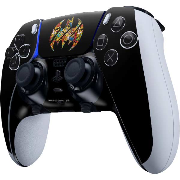 Batman Logo Craze PS5 DualSense Edge Pro Controller Skin – Skinit