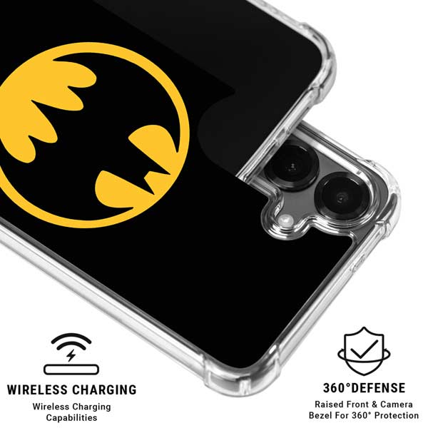 DC Comics Batman Logo Galaxy S26 Clear Case