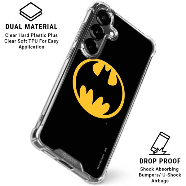 DC Comics Batman Logo Galaxy S26 Clear Case