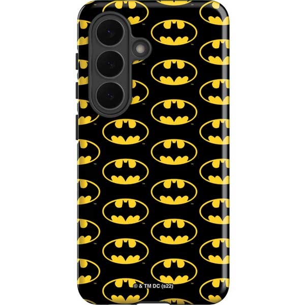 Batman Logo Pattern Galaxy S26 Impact Case | DC Comics – Skinit