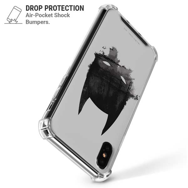 DC Comics Batman Mask Art iPhone X/XS Clear Case