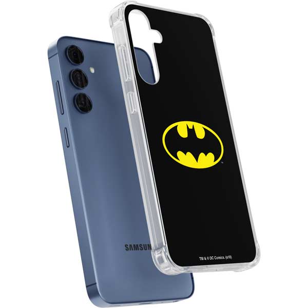 DC Comics Batman Movie 1989 Logo Galaxy A35 5G Clear Case