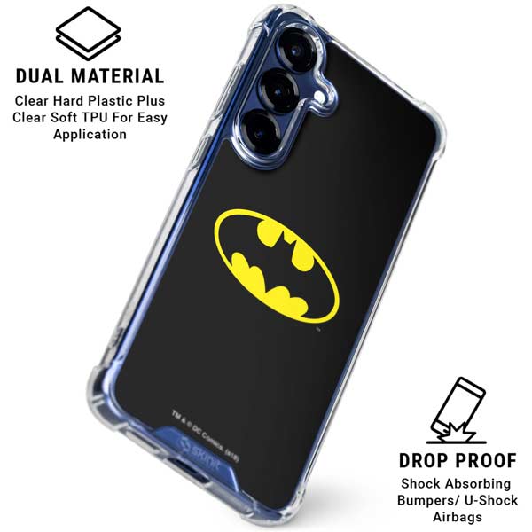 DC Comics Batman Movie 1989 Logo Galaxy S25 Plus Clear Case