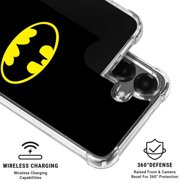 DC Comics Batman Movie 1989 Logo Galaxy S26 Clear Case